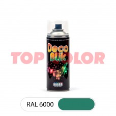Спрей-краска глянцевая DECO BLIK RAL 6000 Патиново-зеленый 0,4л