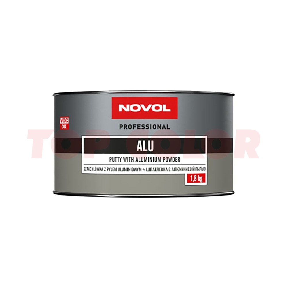 Шпаклівка з алюмінієвим наповнювачем NOVOL ALU 1165 1,8кг