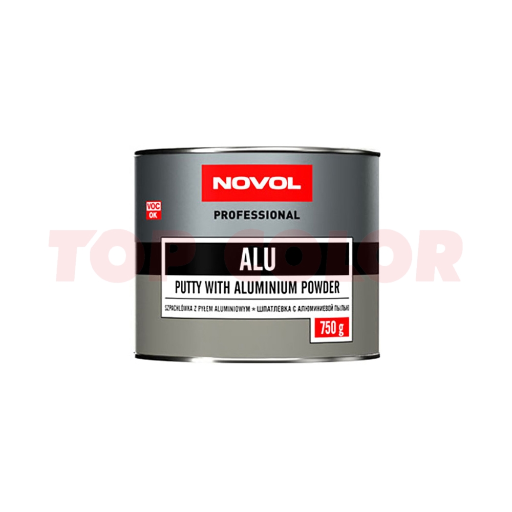 Шпаклівка з алюмінієвим наповнювачем NOVOL ALU 1162 0,75кг