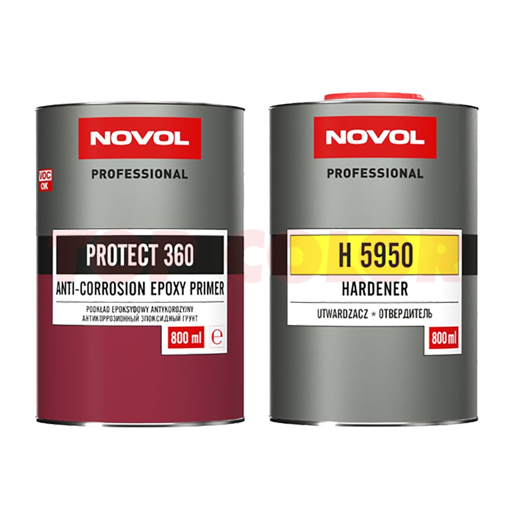Эпоксидный грунт NOVOL PROTECT 360 0,8л + Отвердитель H5950 0,8л