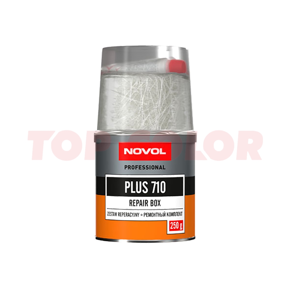 Набір для ремонту (поліефірна смола + склотканина) NOVOL PLUS 710 0,25кг