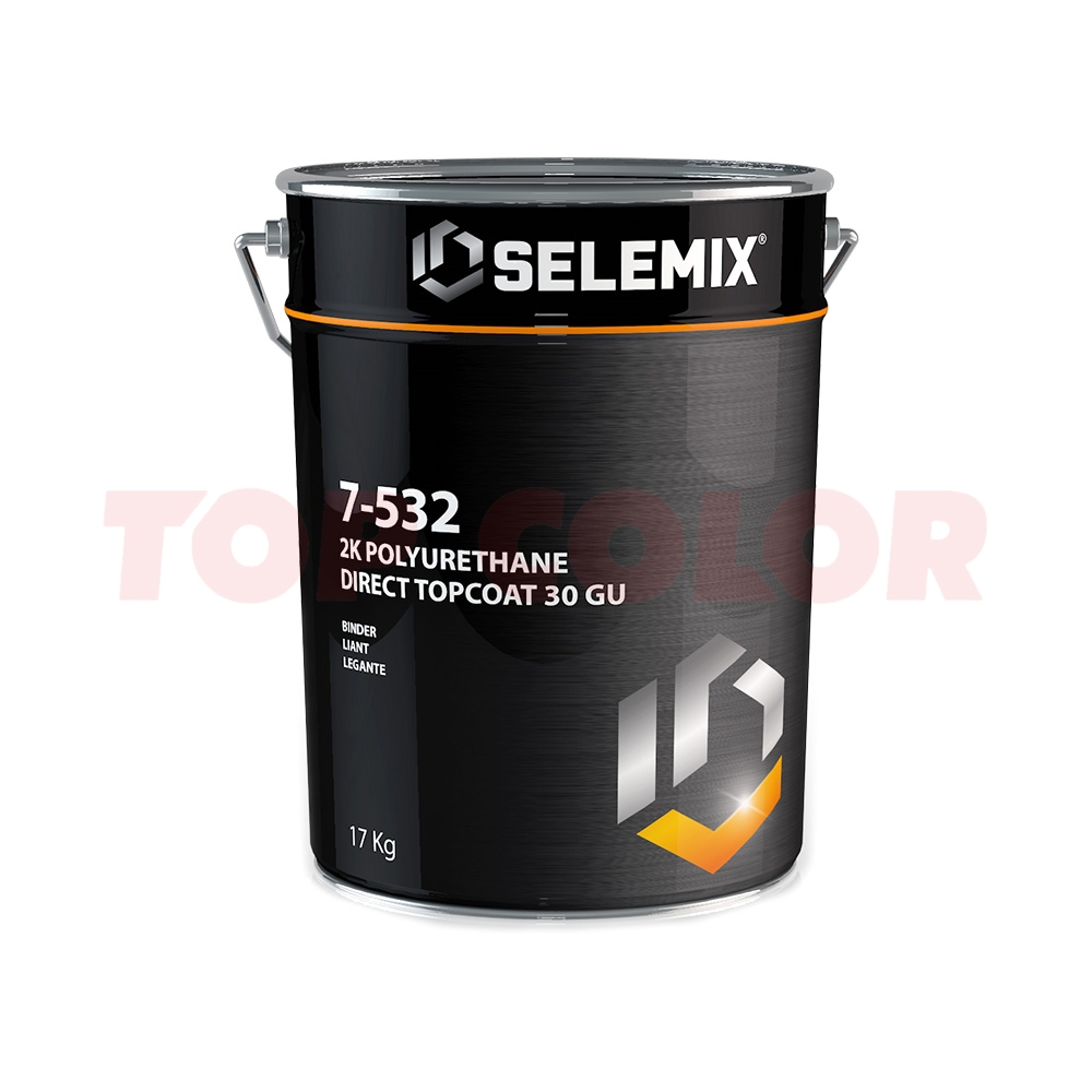Грунт-эмаль 2K полиуретановая глянец 30% (темные тона) SELEMIX 7-532 17кг