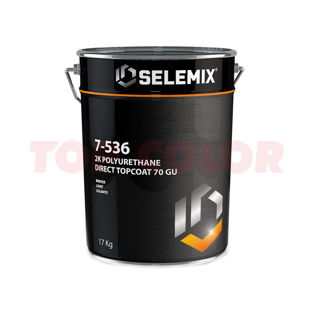 Грунт-эмаль 2K полиуретановая глянец 70% (темные тона) SELEMIX 7-536 17кг