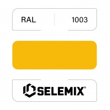 Грунт-эмаль полиуретановая SELEMIX 7-525 Глянец 70% RAL 1003 Сигнальный жёлтый 1кг