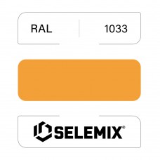 Эмаль синтетическая быстросохнущая SELEMIX 7-610 RAL 1033 Георгиново-желтый 1кг