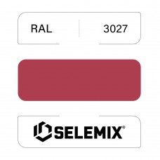 Грунт-эмаль полиуретановая SELEMIX 7-538 Глянец 80% RAL 3027 Малиновый 1кг
