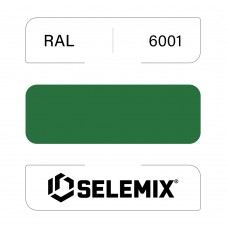 Эмаль синтетическая быстросохнущая SELEMIX 7-610 RAL 6001 Изумрудно-зелёный 1кг