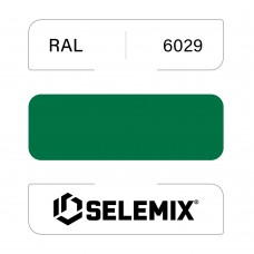 Эмаль синтетическая быстросохнущая SELEMIX 7-610 RAL 6029 Мятно-зелёный 1кг