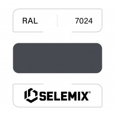 Грунт-эмаль полиуретановая SELEMIX 7-530 Глянец 10% RAL 7024 Графитовый серый 1кг