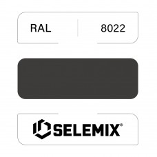 Грунт-эмаль полиуретановая SELEMIX 7-530 Глянец 10% RAL 8022 Черно-коричневый 1кг
