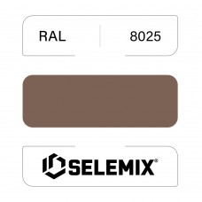 Грунт-эмаль полиуретановая SELEMIX 7-530 Глянец 10% RAL 8025 Бледно-коричневый 1кг